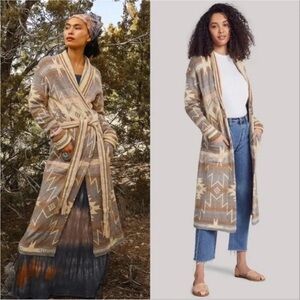 LAST CHANCE: FAHERTY Southwestern Patterned Long Cardigan or Duster
